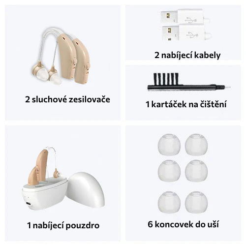 BTE dobíjecí zesilovač zvuku PureSound